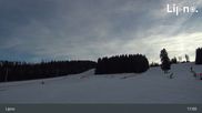Archived webcam image showing Lipno Kramolín Terrain Park on 26 Feb 2026 at 17:33