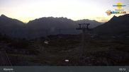 Archived webcam image showing Chairlift Riedkopf - Klösterle on 18 Jun 2026 at 05:30