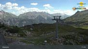 Archived webcam image showing Chairlift Riedkopf - Klösterle on 18 Jun 2026 at 11:30