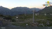 Archiviertes Webcam Bild: Bergstation Sessellift Riedkopf (Klösterle) am 12.07.2026 um 01:46 Uhr