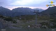 Archived webcam image showing Chairlift Riedkopf - Klösterle on 3 Aug 2026 at 01:19
