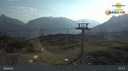 Archived webcam image showing Chairlift Riedkopf - Klösterle on 4 Aug 2026 at 08:57