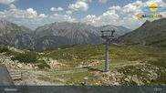 Archived webcam image showing Chairlift Riedkopf - Klösterle on 4 Aug 2026 at 13:57