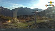 Archived webcam image showing Chairlift Riedkopf - Klösterle on 20 Sep 2026 at 08:13