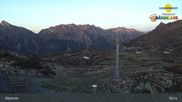 Archived webcam image showing Chairlift Riedkopf - Klösterle on 16 Oct 2026 at 03:02