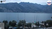 Archived webcam image showing Lago di Garda - Malcesine on 18 Mar 2026 at 18:51