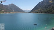 Archiviertes Webcam Bild: Pertisau: Blick vom Hotel Post auf den Achensee am 26.04.2026 um 14:09 Uhr