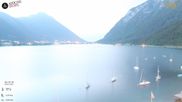 Archiviertes Webcam Bild: Pertisau: Blick vom Hotel Post auf den Achensee am 28.05.2026 um 04:41 Uhr