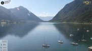 Archiviertes Webcam Bild: Pertisau: Blick vom Hotel Post auf den Achensee am 29.05.2026 um 08:07 Uhr