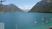 Archiviertes Webcam Bild: Pertisau: Blick vom Hotel Post auf den Achensee am 29.05.2026 um 14:07 Uhr