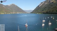 Archiviertes Webcam Bild: Pertisau: Blick vom Hotel Post auf den Achensee am 29.05.2026 um 18:07 Uhr