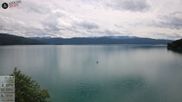 Archived webcam image showing Walchensee: View Hotel Karwendelblick on 6 Jul 2026 at 14:20