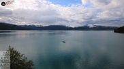 Archived webcam image showing Walchensee: View Hotel Karwendelblick on 22 Aug 2026 at 08:32
