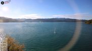 Archived webcam image showing Walchensee: View Hotel Karwendelblick on 6 Oct 2026 at 08:50