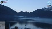 Archived webcam image showing Kochelsee on 26 Feb 2026 at 07:55
