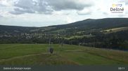 Archived webcam image showing Destné v O.h. - Ski Resort on 14 Jul 2026 at 09:53