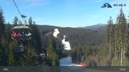 Archived webcam image showing Bílá Chair Lift on 26 Feb 2026 at 13:02