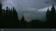 Archived webcam image showing Bílá Chair Lift on 12 Jul 2026 at 21:26