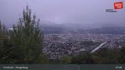 Archived webcam image showing Innsbruck - Hungerburg on 15 Oct 2026 at 08:48
