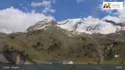 Archived webcam image showing Cerler Ski Resort - Base Station on 14 May 2026 at 15:47