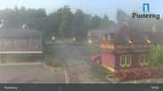Archived webcam image showing Pustevny Ski Area on 12 Jul 2026 at 19:15