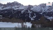 Archived webcam image showing Stiergarten Mountain, Sexten Dolomites on 26 Feb 2026 at 03:12
