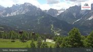 Archived webcam image showing Stiergarten Mountain, Sexten Dolomites on 19 Jun 2026 at 13:23