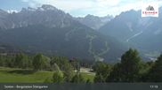Archived webcam image showing Stiergarten Mountain, Sexten Dolomites on 19 Jun 2026 at 17:27