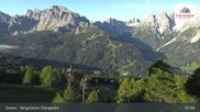 Archived webcam image showing Stiergarten Mountain, Sexten Dolomites on 26 Aug 2026 at 08:33