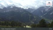 Archived webcam image showing Stiergarten Mountain, Sexten Dolomites on 18 Sep 2026 at 13:58