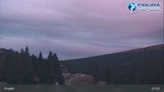 Archived webcam image showing Ski Resort Praděd - Jeseniky on 24 Sep 2026 at 08:28