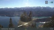 Archived webcam image showing Webcam Herzogstand: View Lake Kochel on 26 Feb 2026 at 11:56