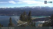 Archived webcam image showing Webcam Herzogstand: View Lake Kochel on 26 Feb 2026 at 13:56