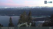 Archiviertes Webcam Bild: Blick vom Herzogstand auf den Kochelsee am 26 Feb 2026 um 19:48 Uhr