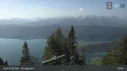 Archiviertes Webcam Bild: Blick vom Herzogstand auf den Kochelsee am 25.05.2026 um 09:19 Uhr