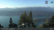 Archiviertes Webcam Bild: Blick vom Herzogstand auf den Kochelsee am 12.07.2026 um 07:40 Uhr