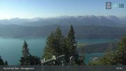 Archiviertes Webcam Bild: Blick vom Herzogstand auf den Kochelsee am 12.07.2026 um 08:40 Uhr