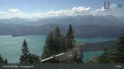 Archiviertes Webcam Bild: Blick vom Herzogstand auf den Kochelsee am 12.07.2026 um 11:40 Uhr