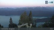 Archiviertes Webcam Bild: Blick vom Herzogstand auf den Kochelsee am 12.07.2026 um 21:40 Uhr
