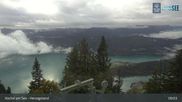 Archiviertes Webcam Bild: Blick vom Herzogstand auf den Kochelsee am 11.10.2026 um 09:23 Uhr