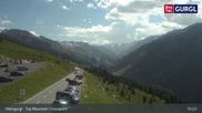 Archiviertes Webcam Bild: Hochgurgl: Top Mountain Crosspoint und Talstation Kirchenkarbahn am 04.08.2026 um 07:43 Uhr