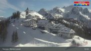 Archiviertes Webcam Bild: Tarvisio - Panorama Monte di Lussari am 26 Feb 2026 um 13:10 Uhr