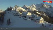 Archiviertes Webcam Bild: Tarvisio - Panorama Monte di Lussari am 26 Feb 2026 um 17:24 Uhr