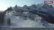 Archived webcam image showing Tarvisio - Webcam Monte Lussari on 28 Mar 2026 at 07:00