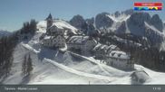 Archived webcam image showing Tarvisio - Webcam Monte Lussari on 28 Mar 2026 at 11:00