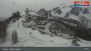 Archiviertes Webcam Bild: Tarvisio - Panorama Monte di Lussari am 12.04.2026 um 19:58 Uhr