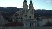 Archived webcam image showing Brixen - Cathedral Square on Feb 26, 2026 at 7:14 AM