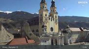 Archived webcam image showing Brixen - Cathedral Square on Feb 26, 2026 at 1:14 PM
