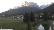 Archived webcam image showing Waldheim near Sexten on 30 Jul 2026 at 06:54