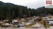 Archived webcam image showing Caravanpark of Sexten - Moos on 28 Apr 2026 at 14:00